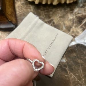 David Yurman heart ring